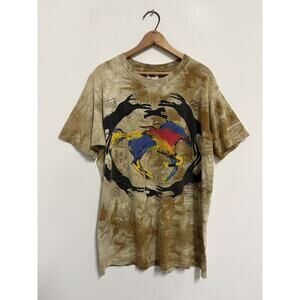 VTG 1996 Southwestern Horses T Shirt Mall Of America The Mountain Single Stitch